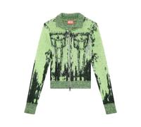 Diesel M-Taphos patterned intarsia-knit jumper - Green S