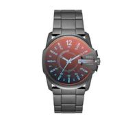 DIESEL Master Chief Series Watch for Men, Three Hand Date Movement with Stainless Steel or Leather Strap