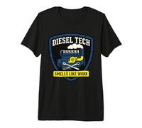 Diesel Mechanic Gifts Men Technician Smells Like Work Premium T-Shirt