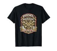 Diesel Mechanic Grease Under My Nails Trade Badge T-Shirt