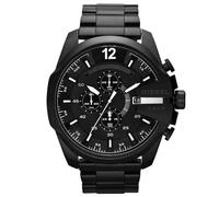 Diesel Mega Chief DZ4283 Men's Watch - 51mm Black Dial Stainless Steel