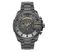 Diesel Mega Chief DZ4466 Men's Watch - 51mm Grey Dial Steel Bracelet
