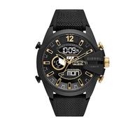 Diesel Mega Chief Men's Black Fabric Strap Watch