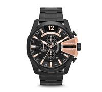 Diesel Mega Chief Men's Black Stainless Steel Bracelet Watch