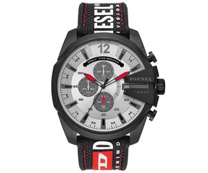 Diesel Mega Chief Mens Black Watch DZ4512 Silicone - One Size