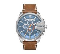 Diesel Mega Chief Stainless Steel Men's Watch with Analog or Digital Movement