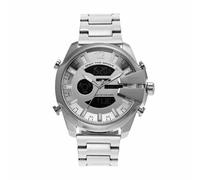 Diesel Mega Chief Watch for Men, Ana-Digi Movement with Silicone, Stainless Steel or Leather Strap