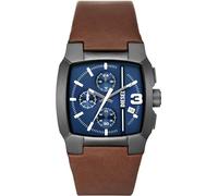 Diesel Men Analog Quartz Watch with Leather Strap DZ4641