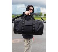 DIESEL Men Bag Sport Bag - Off Price Black Strap Duffle Unisex RRP250