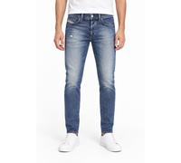DIESEL Men Jeans Tepphar-X 0870H W26/L32 Blue Faded Distress Slim Carrot Fit
