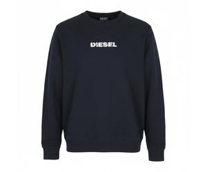 DIESEL Men Sweatshirt S-Girk 250238 OFF L Blue Crew Neck Everyday Pull On