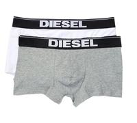 Diesel Men Underwear Boxer Shorts UMBX-Rocco Two-Pack (Grau - Weiß, XL)