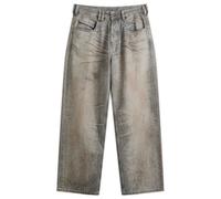 Diesel Men's 1997 Relaxed Dirty Denim Jeans Grey