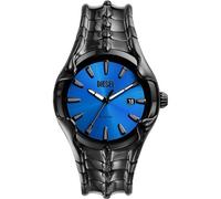 Diesel Vert Men's Blue Dial Black IP Stainless Steel Bracelet Watch