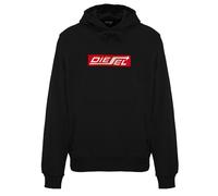 Diesel Mens Arrow Logo Black Caviar Hoodie - Size X-Small