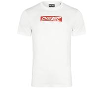 Men's Diesel Arrow Logo White T-Shirt - Size: 38/Regular