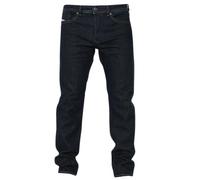 Diesel Mens Buster-X Brown Badge Tapered Fit Dark Blue Jeans - Size 29W/30L