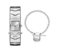 Diesel Men's Closer Silver-Tone Stainless Steel Watch and Bracelet, Set