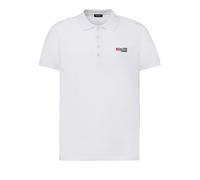 Diesel - Mens Cotton Pique Logo Polo Shirt T-Shirt White - T-WEET-SPLIT