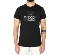 Diesel - Men's Crew Neck Slim Fit T-Shirt - T-Diego Tone On Tone, black, XL