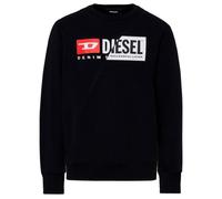 Diesel Mens Cut Division Logo Black Sweatshirt Cotton - Size X-Large