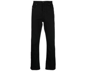 Diesel Men's D-viker Button Fly Regular Fit Jeans in Black | Size: W30 L32 Diesel Black W30 L32