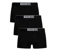 Diesel Men's Damien 3 Pack Trunks, Black