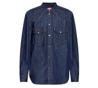 Diesel Men's Dark Blue Denim Shirt | Size: Medium Diesel Blue M
