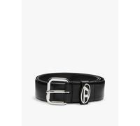 Diesel Mens Diesel B-1Dr Oval Logo-Buckle Leather Belt T8013 36