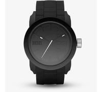 Diesel Mens Double Down Black Rubber Strap Watch DZ1437