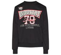 Diesel Mens Industry 78 Logo Black Sweatshirt Cotton - Size Large