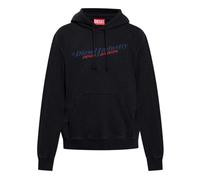 (M, Black) Diesel Mens Industry Denim Division Hoodie