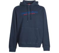Diesel Mens Industry Denim Division Logo Navy Blue Hoodie Cotton - Size X-Small