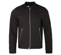 Diesel Mens J-Glory Nylon Twill Biker Jacket - Black - Size X-Large