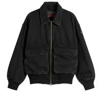 Diesel Men's Kurz Denim Bomber Jacket Black
