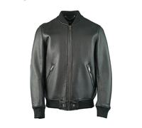 Diesel Mens L-Bluff 900 Leather Jacket - Black - Size Large