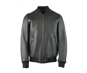 Diesel Mens L-Bluff 900 Leather Jacket - Black - Size Large