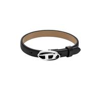Diesel Men's Leather with button stud closure bracelet