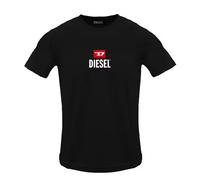 (S, Black) Diesel Mens Logo T-Shirt
