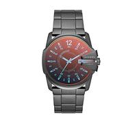 Diesel Men's Master Chief Stainless Steel Quartz Watch, Gunmetal Iridescent, One Size, Master Chief