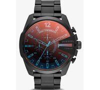 Diesel DZ4318 Men's Mega Chief Black IP Steel Iridescent Watch