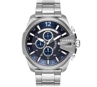 Diesel Mens Mega Chief Series Silver Watch DZ4417 Stainless Steel - One Size