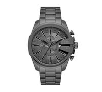 Diesel Men's Mega Chief Slim Chronograph Gray Stainless Steel Watch (Model: DZ4676), Gray