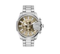 Diesel Mega Chief Slim Men's 48MM Silver-Tone Stainless Steel Watch, DZ4702