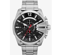 Diesel Mega Chief Mens Silver Watch DZ4308 Stainless Steel - One Size
