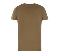 Diesel Mens Monotone Logo Brown T-shirt Cotton - Size Small