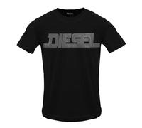 Diesel Mens Monotone Logo T-Shirt - Total Eclipse - M - Total Eclipse