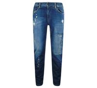 Diesel Mens Narrot-T Ripped Jeans - Blue - Blue - 31R - 93% Cotton/5% Polyester/2% Elastane