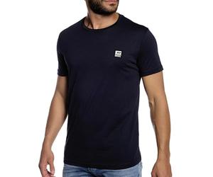 Diesel Men's Navy T-Shirt T-Diegos, Black, L