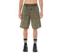 Diesel Mens P-Beek Shorts - Green - M - Green - 100% Cotton